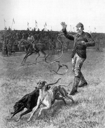 Caccia: Liberare i levrieri, 1887 da Unbekannt