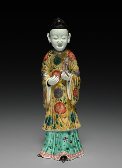 Dama di corte che tiene uno Sheng da Unbekannt