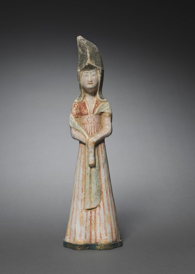Dama di corte con alto copricapo: figurina tombale, c. 700-750 da Unbekannt