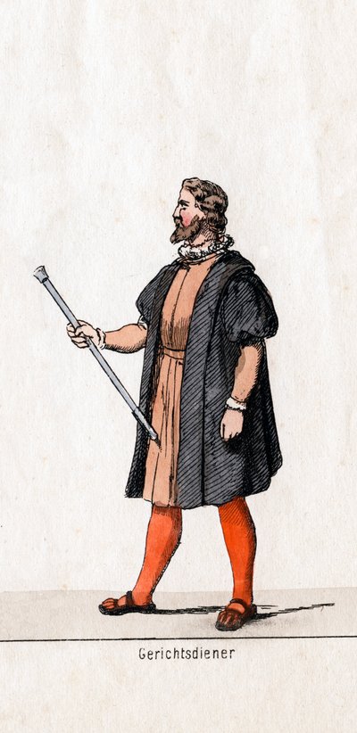 Costume di usciere di corte per l