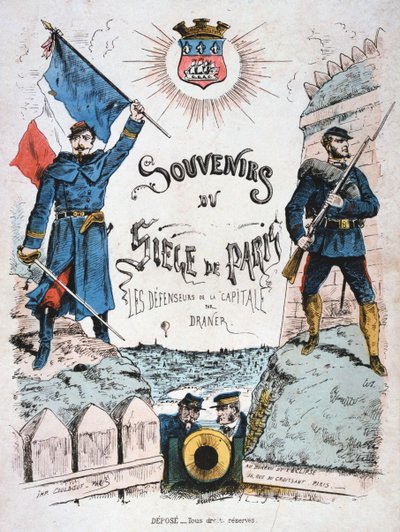 Copertina per Souvenirs du Siege de Paris, 1870-1871 da Unbekannt