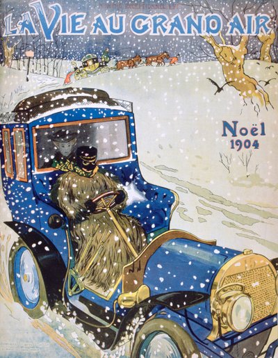 Copertina per il numero di Natale della rivista La Vie au Grand Air da Unbekannt