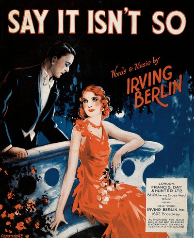 Copertina dello spartito di "Say It Isn