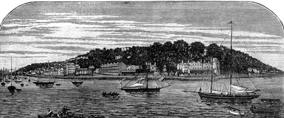 Porto di Cowes, Isola di Wight, fine XIX secolo da Unbekannt
