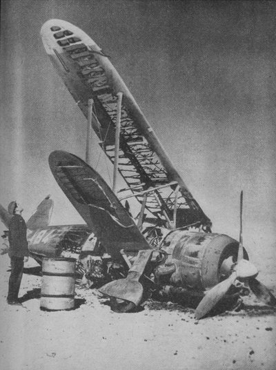 Schiantato nel cimitero della Regia Aeronautica, 1941 da Unbekannt