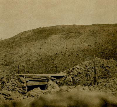 Cresta della collina a Les Éparges, Francia settentrionale, c1914-c1918 da Unbekannt