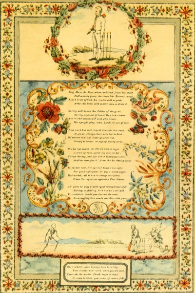 Canzone del grillo in onore di Honest Baxter del Surrey, 1839 da Unbekannt