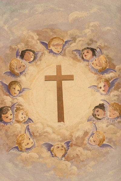 Croce e angeli, Montmin, Francia da Unbekannt