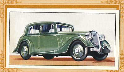 Crossley 10 Regis Saloon, c1936 da Unbekannt