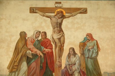 Crocifissione. Chiesa di Saint-Didier, Voreppe, Francia da Unbekannt