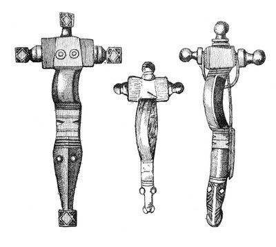 Fibule cruciformi da Unbekannt