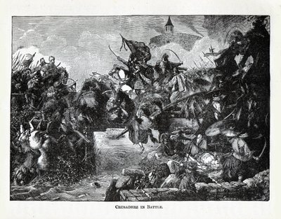 Crociati in battaglia da Unbekannt