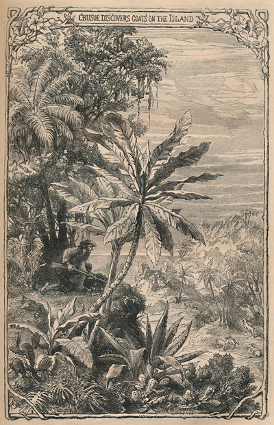 Crusoe scopre le capre sull