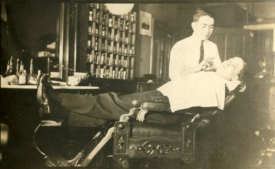 Barbiere cubano, c1930 da Unbekannt