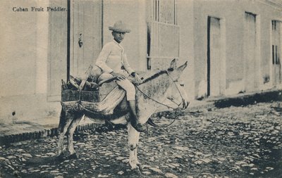 Venditore di frutta cubano, c1908 da Unbekannt