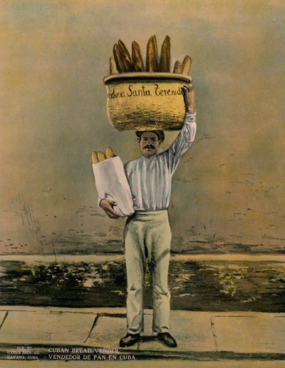 Venditore di pane cubano, c1920 da Unbekannt