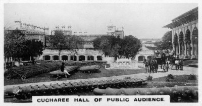 Sala di udienza pubblica di Cucharee, Agra, India da Unbekannt