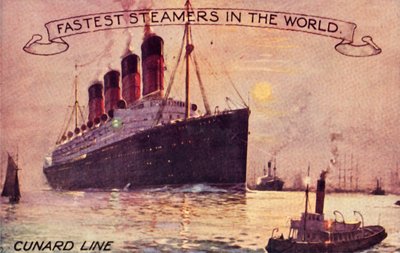 Cunard Line - I Più Veloci Piroscafi del Mondo, c1910s da Unbekannt