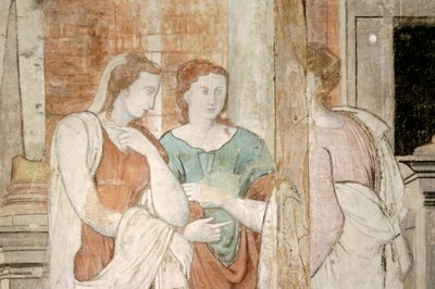 Affresco di Cupido e Psiche, Hill Hall, Theydon Mount, Essex da Unbekannt