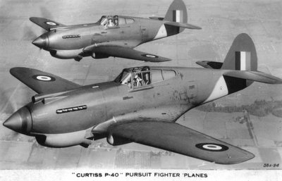 Aerei da caccia Curtiss P-40 da Unbekannt