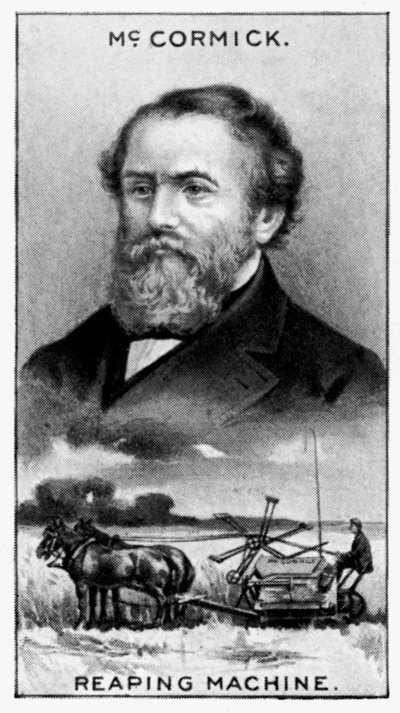 Cyrus Hall McCormick, agricoltore irlandese-americano, inventore, uomo d
