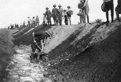 Compagnia D, 15 RWR gruppo di lavoro, vicino a Baghdad, 1918 da Unbekannt