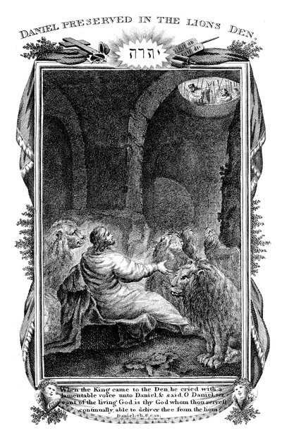 Daniele nella fossa dei leoni, 1804 da Unbekannt