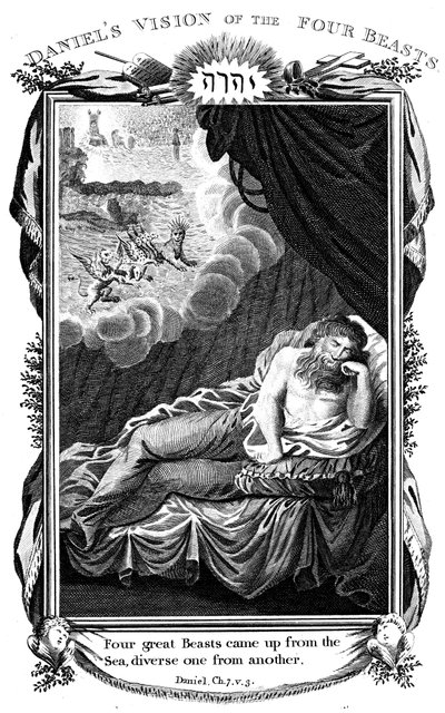 Visione di Daniele delle bestie, 1804 da Unbekannt