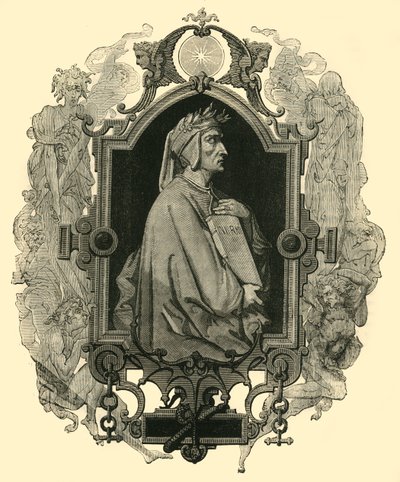 Dante Alighieri, c1265-1321, 1890 da Unbekannt