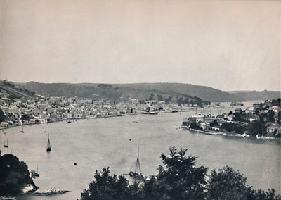 Dartmouth - Vista generale, mostrando il Britannia Floating Naval College da Unbekannt