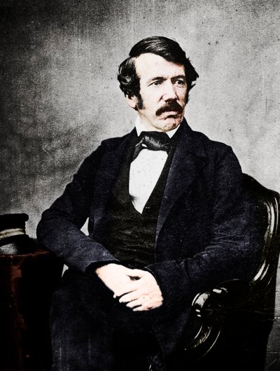 David Livingstone, missionario ed esploratore scozzese, XIX secolo da Unbekannt