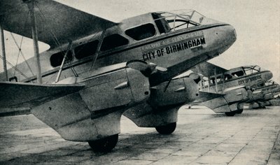 Aereo De Havilland DH89 utilizzato su alcune rotte del Railway Air Service, circa 1934-1937 da Unbekannt