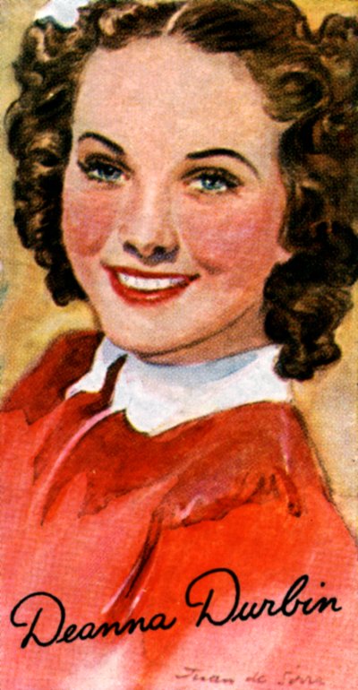 Deanna Durbin, 1921-1999, cantante e attrice nei film di Hollywood degli anni 