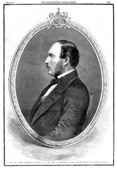 Morte di Alberto, Principe Consorte, 1861 da Unbekannt