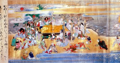 Morte di Buddha, c483 a.C., XVII secolo da Unbekannt