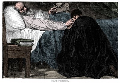 Morte di Cristoforo Colombo, 1506 da Unbekannt