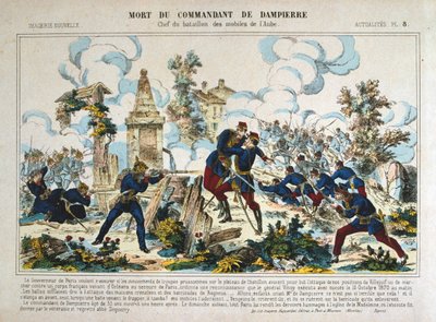 Morte del comandante de Dampierre, Assedio di Parigi, Guerra franco-prussiana, 13 ottobre 1870 da Unbekannt