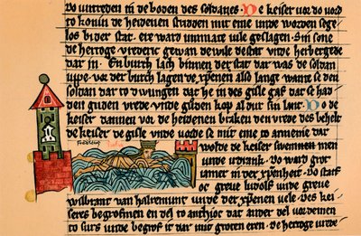 Morte di Federico Barbarossa, c1154, 1907 da Unbekannt