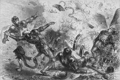 Morte di Giacomo II di Scozia, c1880 da Unbekannt