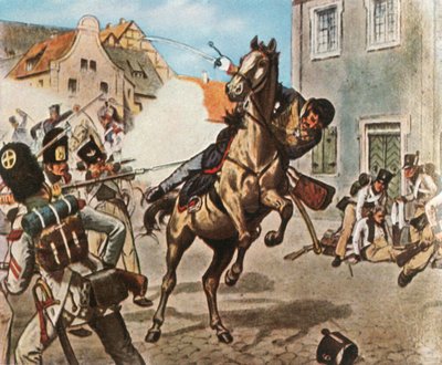 Morte del maggiore von Schill, 31 maggio 1809, 1936 da Unbekannt