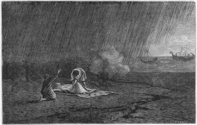 Morte di Plinio il Vecchio, 79 1866 da Unbekannt