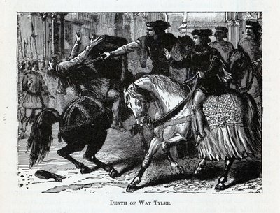 Morte di Wat Tyler, 1882 da Unbekannt