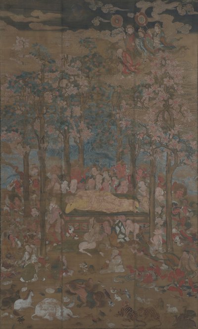 Morte del Buddha storico Nehan-zu, XV secolo da Unbekannt