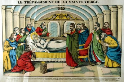 Morte della Vergine Maria, XIX secolo da Unbekannt