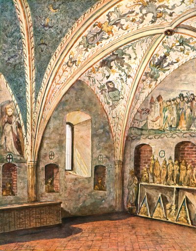 Decorazione nella Chiesa di San Nicola, Jüterbog, Brandeburgo, Germania, 1928 da Unbekannt