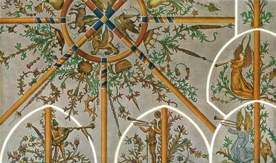 Decorazione nella Chiesa di Stedum, Groningen, Paesi Bassi, 1928 da Unbekannt