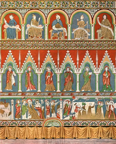 Decorazione nella Vecchia Chiesa di Stora Råda, Västra Götaland, Svezia, 1928 da Unbekannt