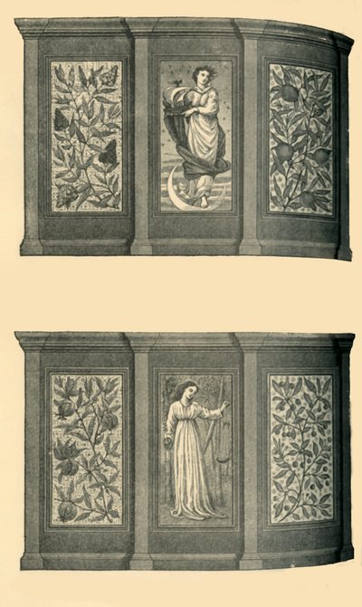 Decorazioni della Sala da Pranzo Ovest, Museo di South Kensington, c1865, 1881 da Unbekannt