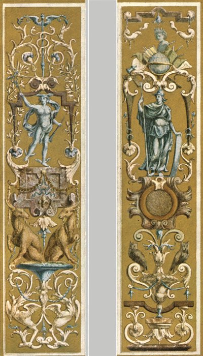 Pittura decorativa al Louvre, Parigi, Francia da Unbekannt