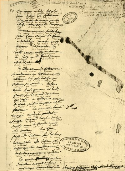 Decreto di Napoleone Bonaparte, 23 maggio 1796, 1921 da Unbekannt